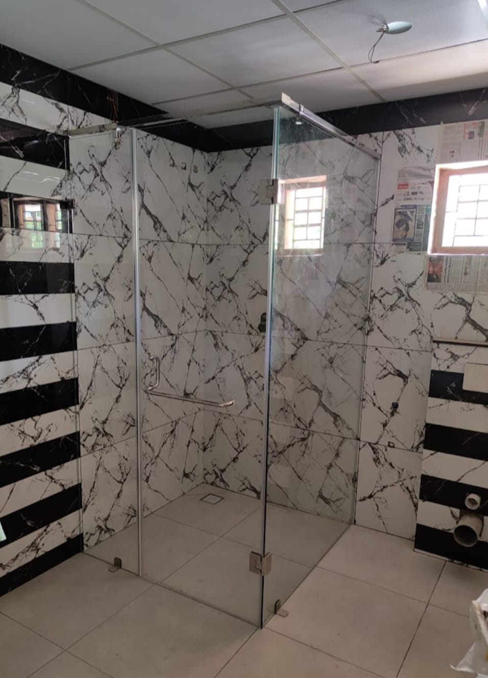 glass shower partition in kochi